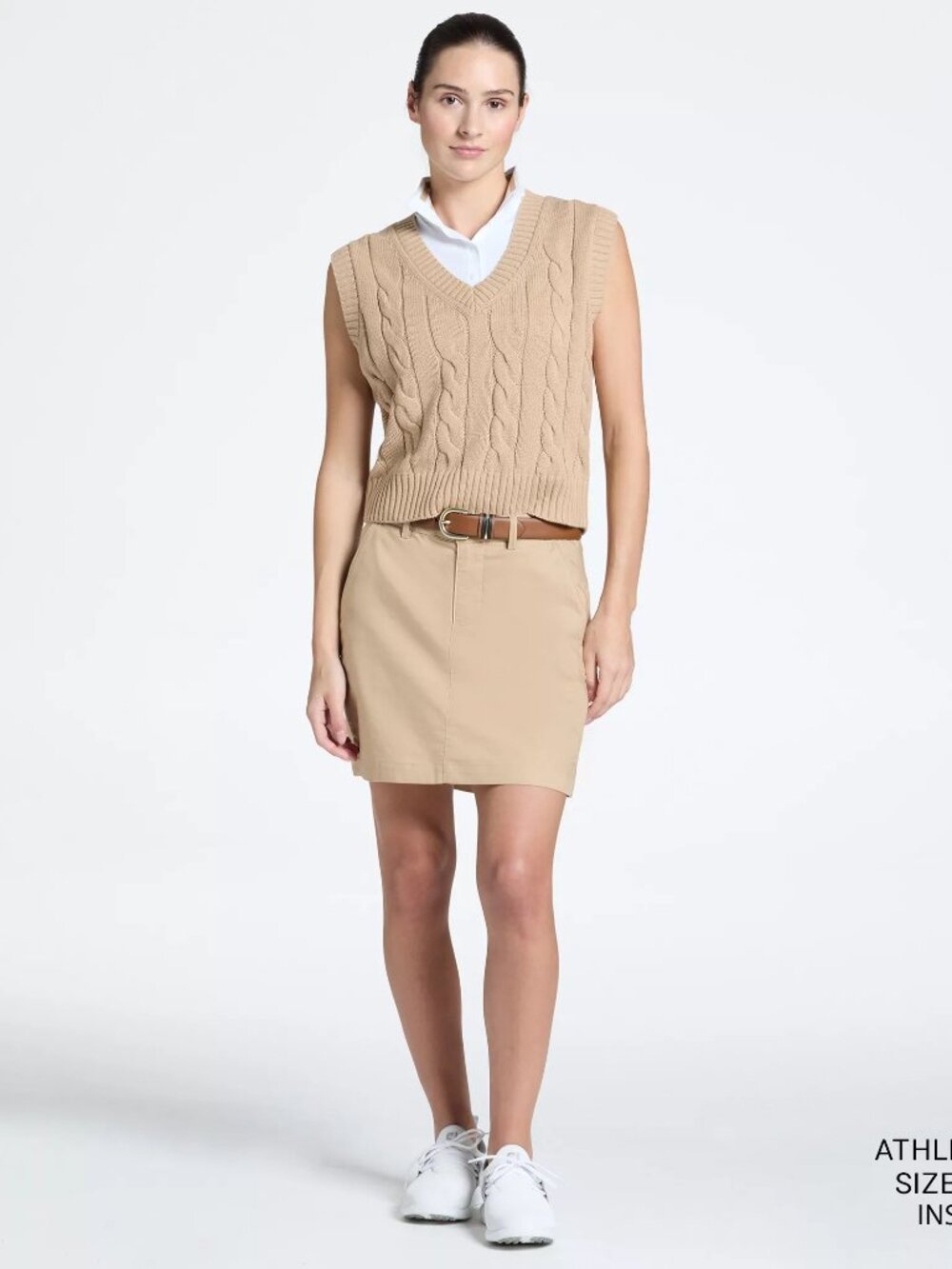 Walter Hagen Women's Clubhouse Woven Skort - 16" Length - Picture 2 of 10